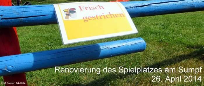 Renovierung des Spielplatzes