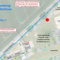 Projekt Schutzhütte und Container auf dem Vereinsgelände