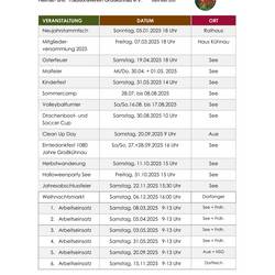 Termine Heimatverein & Ortschaftsrat
