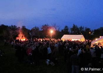 Das Wetter war toll, die Stimmung super - wir feierten bis in die tiefe Nacht...